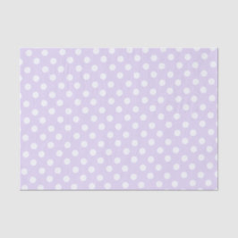 polka dots in  soft lavender