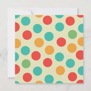 Polka dots inbjudningar