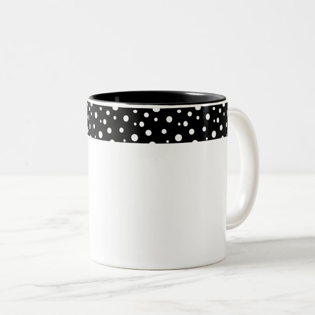 Polka dots-kaffe Mugg (Framsida höger)