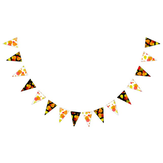 Polka dots kaos färgad 2 + ryggen. vimplar (Alla)