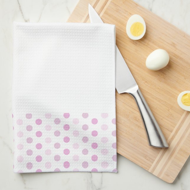 Polka dots kökshandduk (Vikt i Fjärdedel)