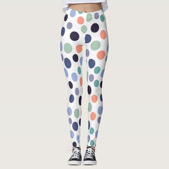 Polka dots Kvinnors förband Leggings (Framsida)