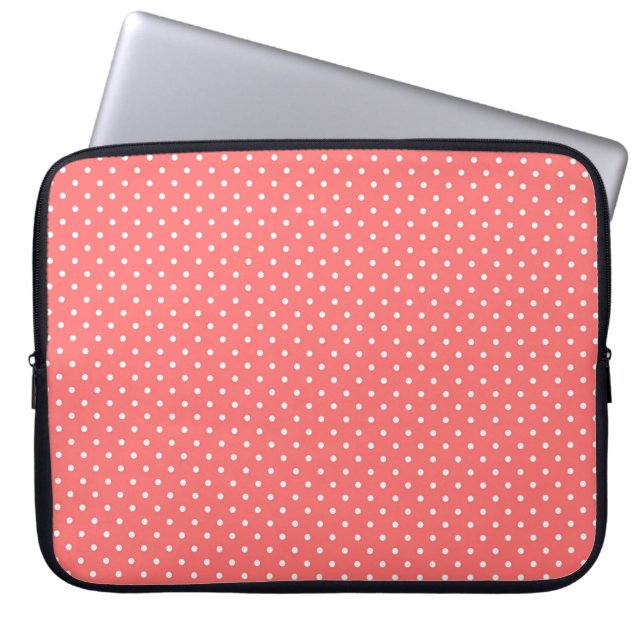 Polka dots laptop fodral (Framsidan)