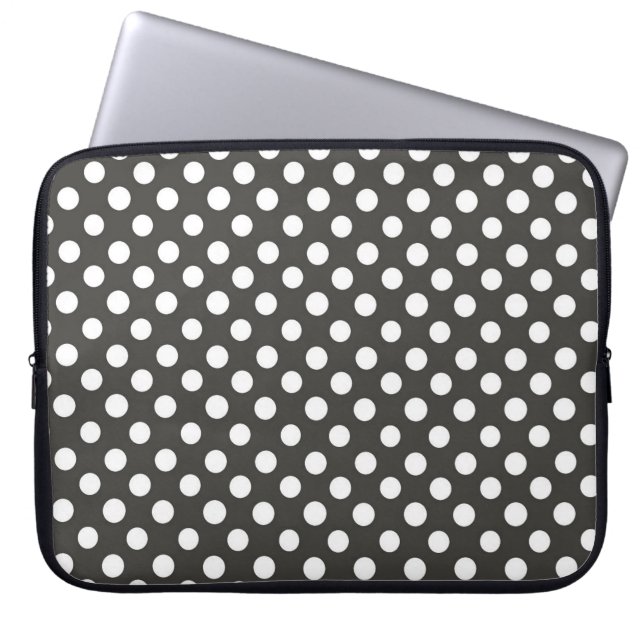 Polka dots laptop fodral (Framsidan)