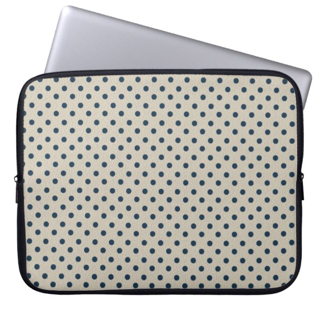 Polka dots laptop fodral (Framsidan)
