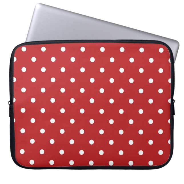 Polka dots laptop fodral (Framsidan)