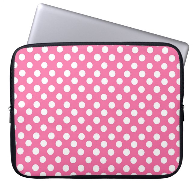 Polka dots laptop fodral (Framsidan)