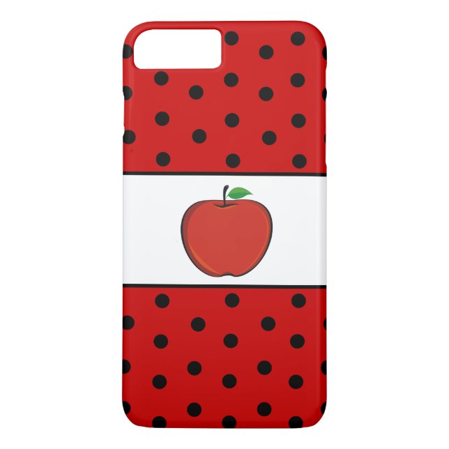 Polka dots Lärares Apple iPhone 7 Plus fodral Case-Mate iPhone Skal (Baksida)