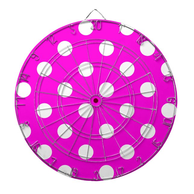 Polka dots magenta #FF00DC Piltavla (Framsidan)