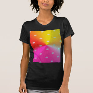 polka dots Mönster färglöst färg Tee
