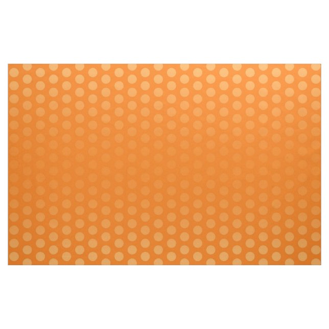Polka dots Mönster orange + dina idéer Tyg (Yard)
