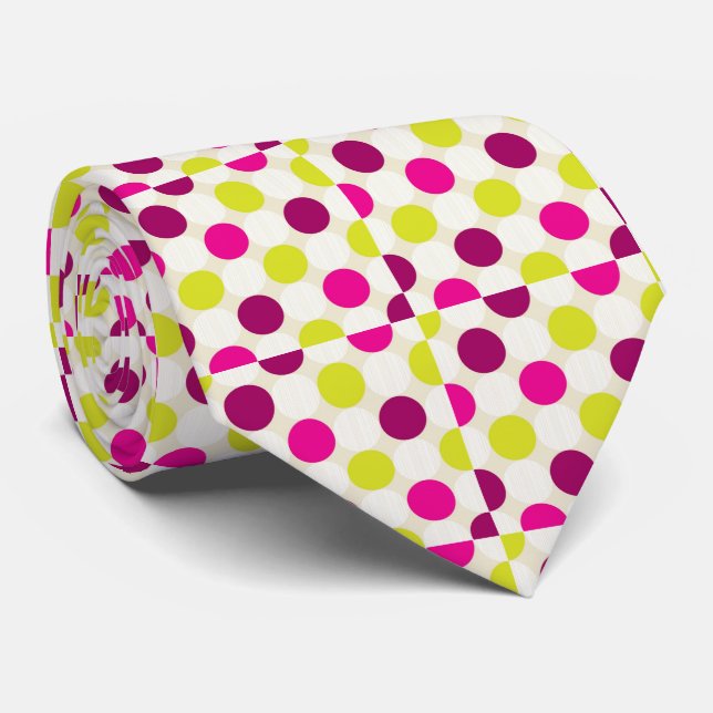 Polka dots Necktie Slips (Rullad)
