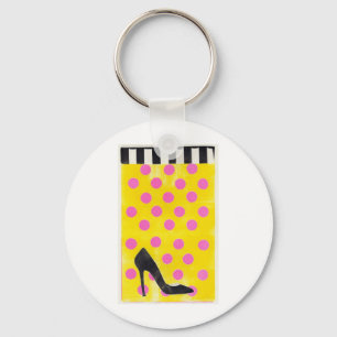 Polka dots nyckelring