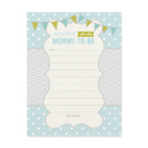 Polka dots och Chevron Baby Shower Adapter