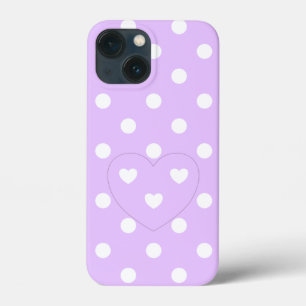 polka dots och Hearts 2 - Lavender - söt girig