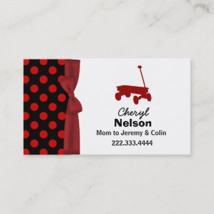 Polka dots och vagnmammakort