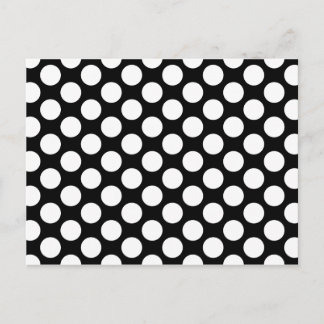 polka dots på Black Vykort