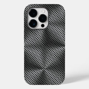 Polka dots på Metall Plate 01x4 Black BG