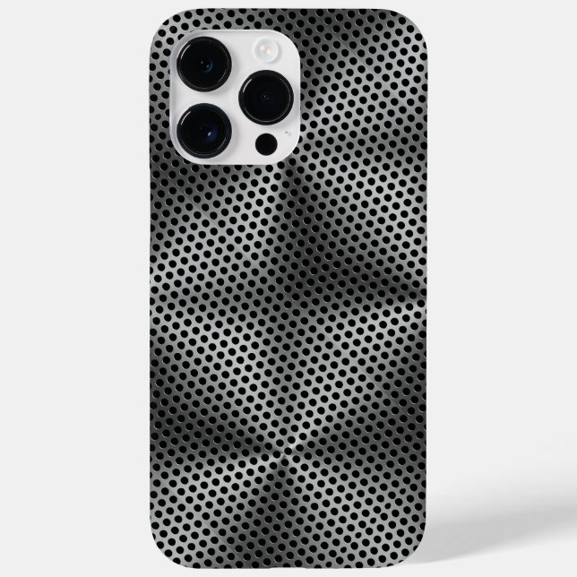 Polka dots på Metall Plate 01x4 Black BG (Baksida)