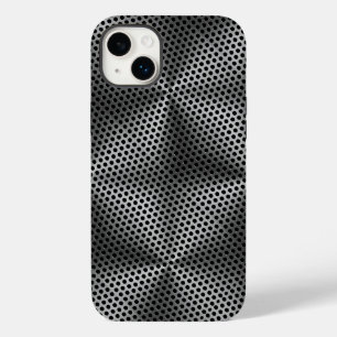 Polka dots på Metall Plate 01x4 Black BG