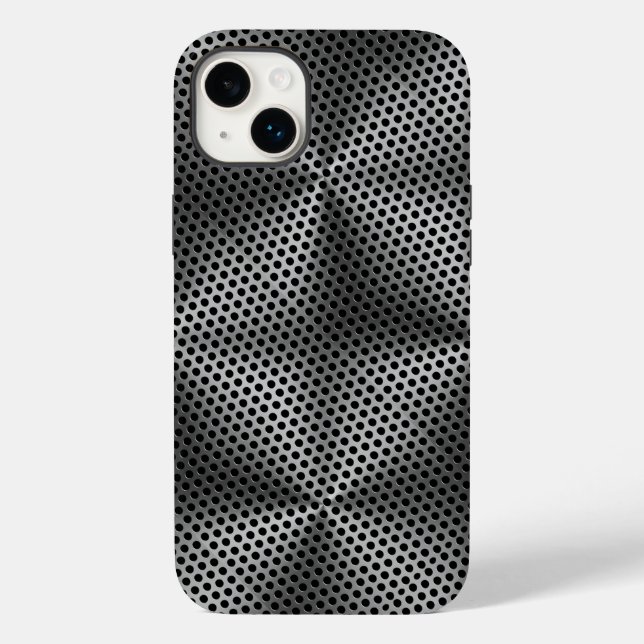 Polka dots på Metall Plate 01x4 Black BG (Baksida)