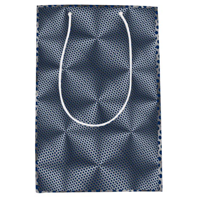 Polka dots på Metall Plate 01x4 DBlue BG (Framsidan)