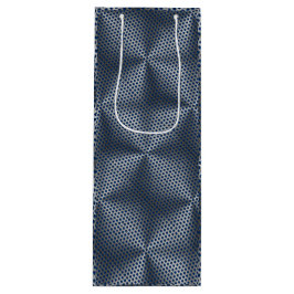 Polka dots på Metall Plate 01x4 DBlue BG