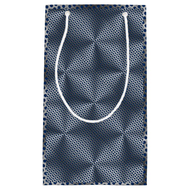 Polka dots på Metall Plate 01x4 DBlue BG (Framsidan)