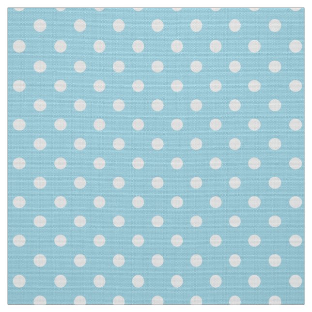 polka dots Photo Blue Tyg (Provkarta)