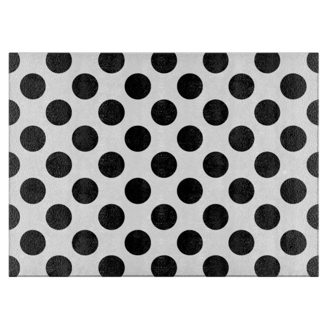 Polka dots, Polka Dot Mönster, Black and White (Framsidan)