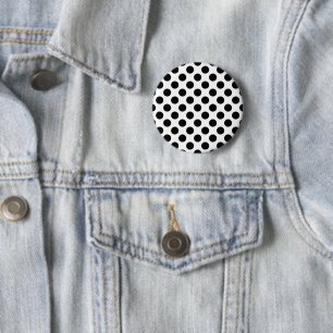Polka dots, Polka Dot Mönster, Black and White Knapp