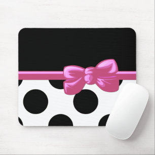 Polka dots, Polka Dot Mönster, Black and White Musmatta