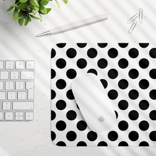 Polka dots, Polka Dot Mönster, Black and White Musmatta