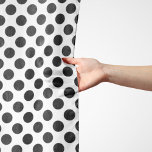 Polka dots, Polka Dot Mönster, Black and White Sjal<br><div class="desc">Cute,  roligt och adabel polarprick mönster i svart och vitt färg. Modern gåva och trendig,  perfekt för polka dots älskare i ditt liv.</div>