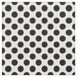 Polka dots, Polka Dot Mönster, Black and White Tyg