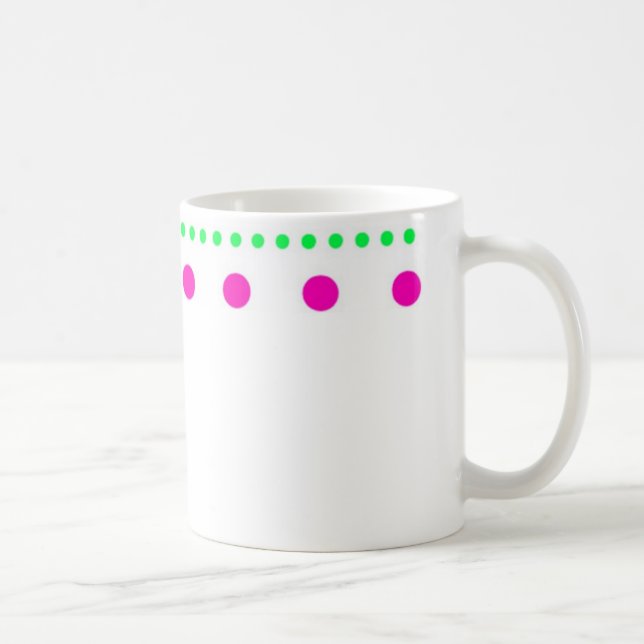 polka dots punktiert gepunktet kaffemugg (Höger)