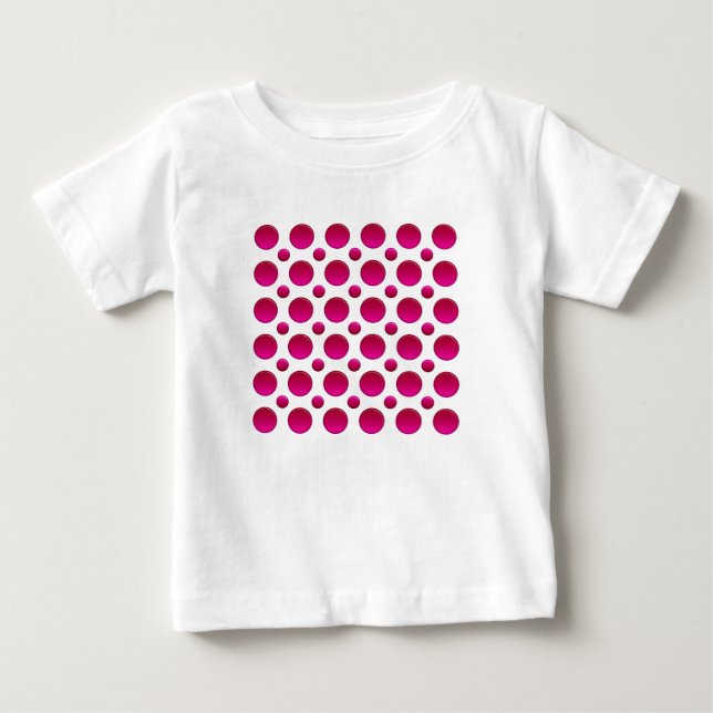 polka dots red inslag tröja (Framsida)