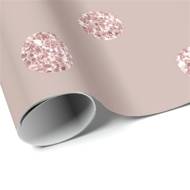 Polka dots  Ro Powder Swarovski Crystals Presentpapper (Rullad Hörn)