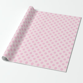 Polka dots Rosa Pastel Monochrom Small Presentpapper