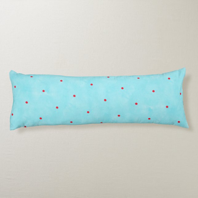 Polka dots Rupydequila Cute Mönster Stripe Kroppskudde (Baksidan)