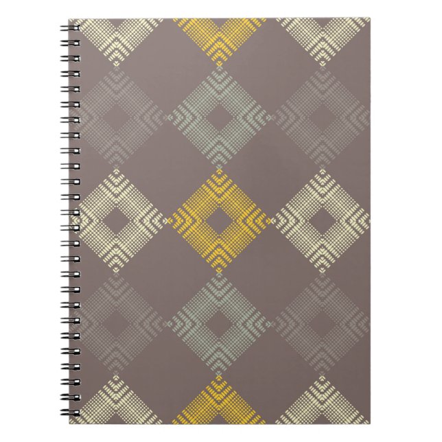 Polka dots sömlös mönster. Mosaik Anteckningsbok (Framsidan)