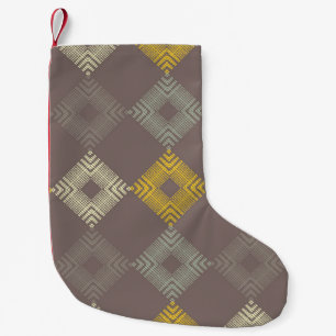 Polka dots sömlös mönster. Mosaik Liten Julstrumpa