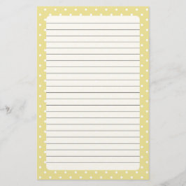 Polka dots Stationery Brevpapper