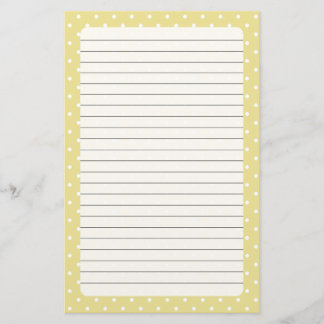 Polka dots Stationery Brevpapper