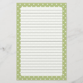 Polka dots Stationery Brevpapper