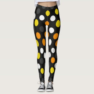 Polka dots vackra baljväxter leggings