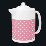 Polka dots vid Rosa Mönster<br><div class="desc">Söt rosa polka dot mönster på hemdäck och inredning.</div>