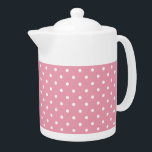 Polka dots vid Rosa Mönster<br><div class="desc">Söt rosa polka dot mönster på hemdäck och inredning.</div>