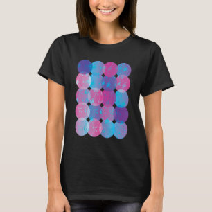 Polka dots Watercolor Abstrakt Galaxy Internationa T Shirt