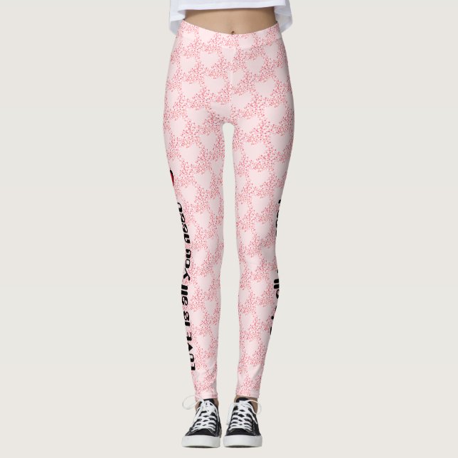 Polka dots yoga leggings (Framsida)